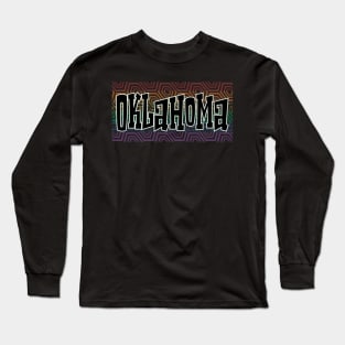 LGBTQ PATTERN USA OKLAHOMA Long Sleeve T-Shirt